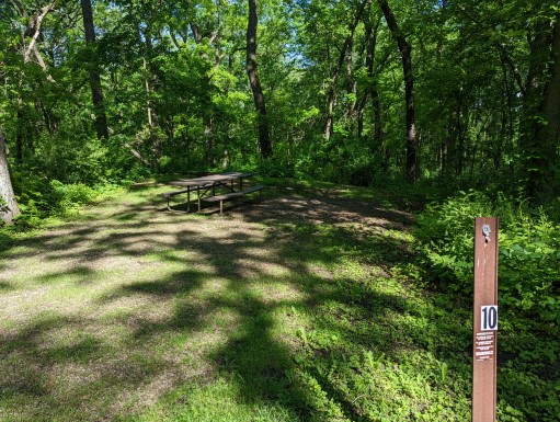 Site 10, photo 3 of 3 · from wisconsin.goingtocamp.com (the park's booking system)