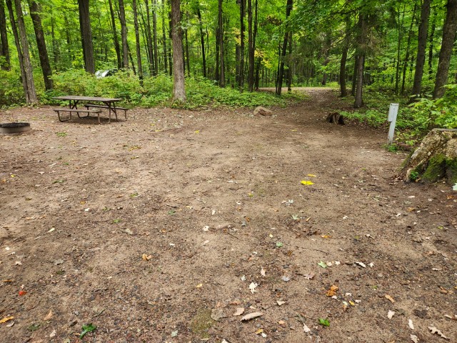 Site 37, photo 3 of 3 · from wisconsin.goingtocamp.com (the park's booking system)