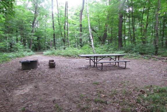 Site 4, photo 2 of 4 · from wisconsin.goingtocamp.com (the park's booking system)