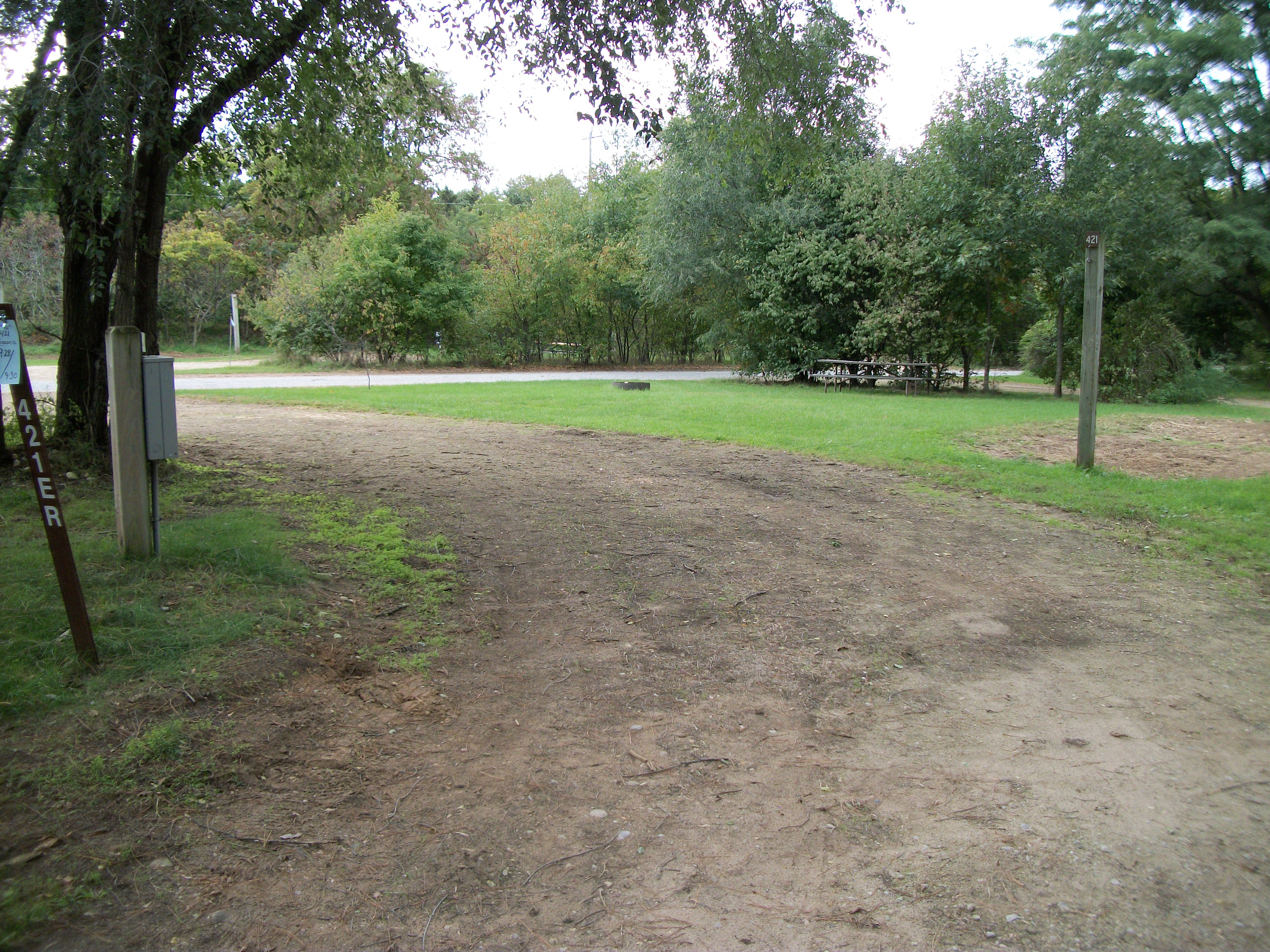 Site 421, photo 2 of 3 · from wisconsin.goingtocamp.com (the park's booking system)